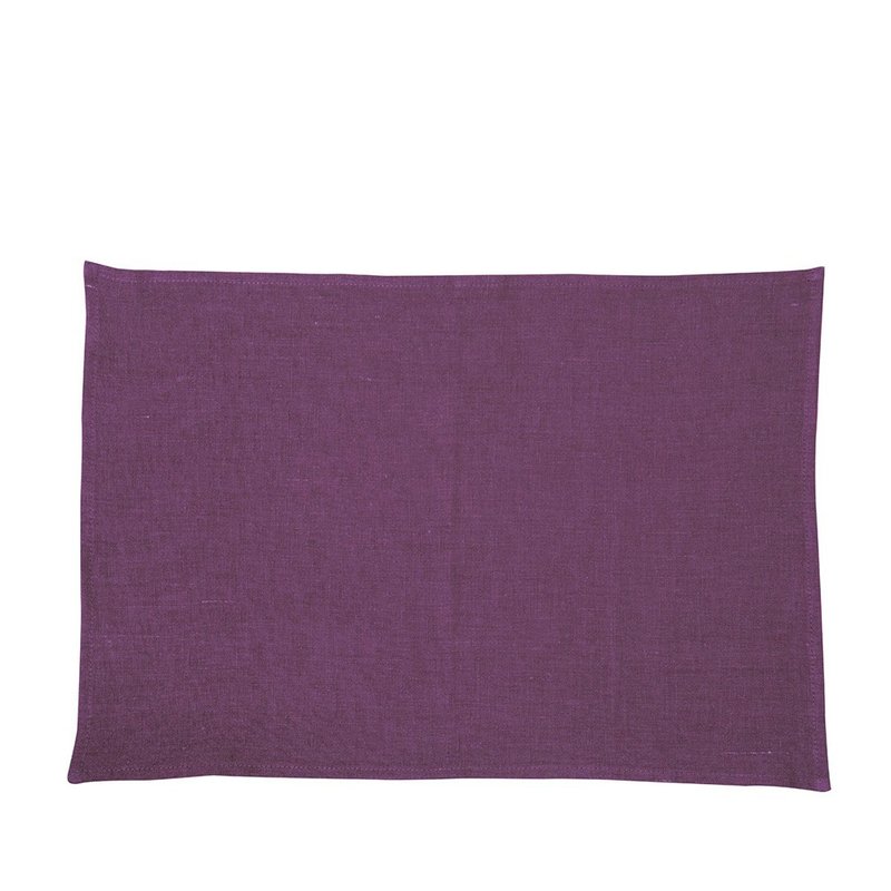 Germany IHR-cotton placemat-linen berry purple cloth placemat - ผ้ารองโต๊ะ/ของตกแต่ง - ผ้าฝ้าย/ผ้าลินิน หลากหลายสี