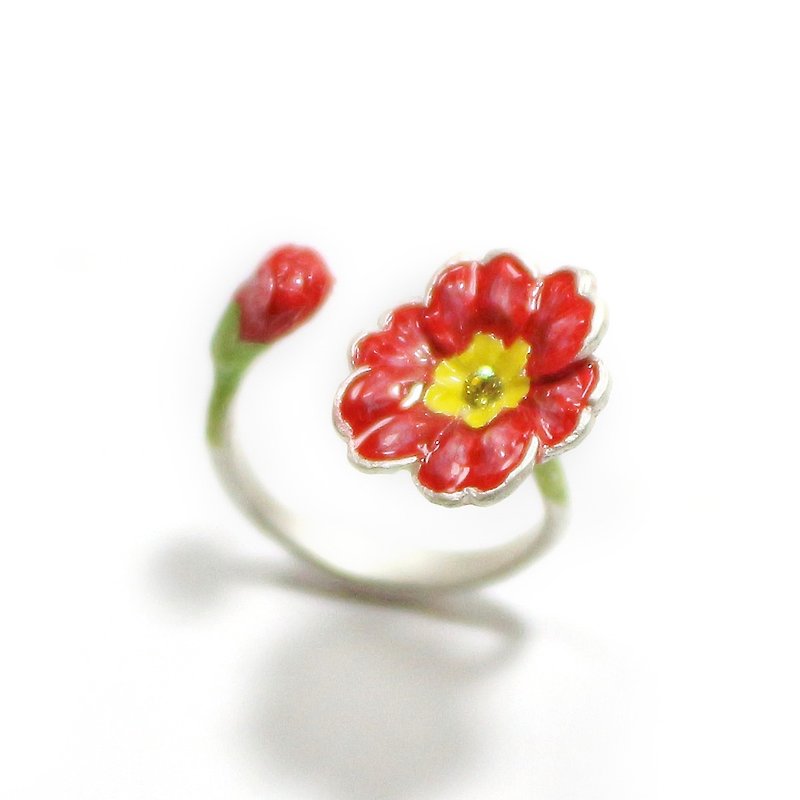 Primula RingプリムラリングRN167 - 戒指 - 其他金屬 紅色