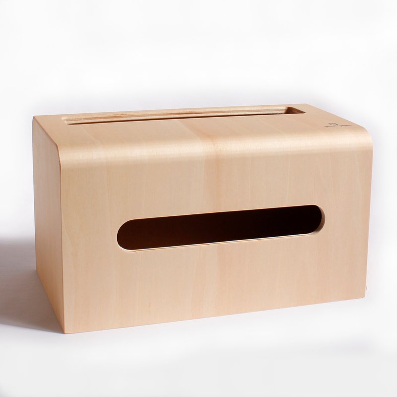 yamato living rack multifunctional storage Tissue Box - กล่องทิชชู่ - ไม้ สีกากี