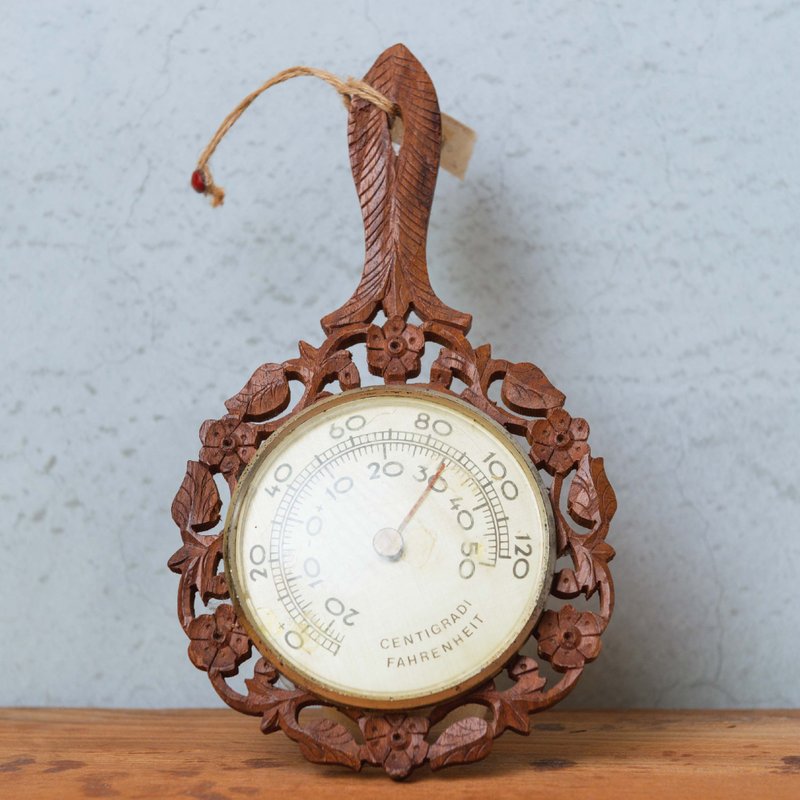 Türkiye Thermometer/Pendant (AJ-023) - ของวางตกแต่ง - ไม้ สีนำ้ตาล