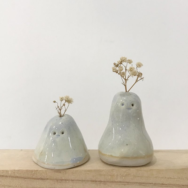 BUGS | 迷你花器 | 桌上風景 | 陶土擺飾 | 一組兩個 - 花瓶/花器 - 陶 紫色