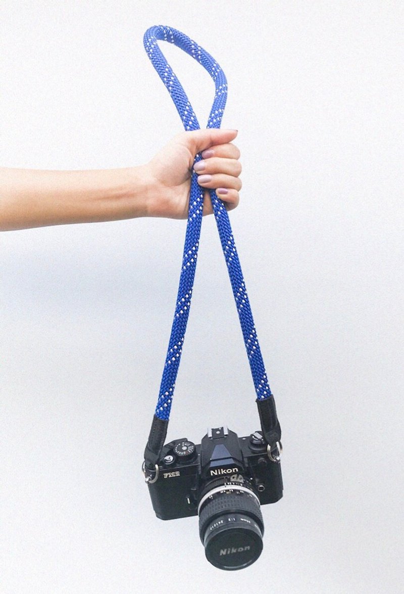 Troopers Camera Strap Blue - Lanyards & Straps - Polyester Blue