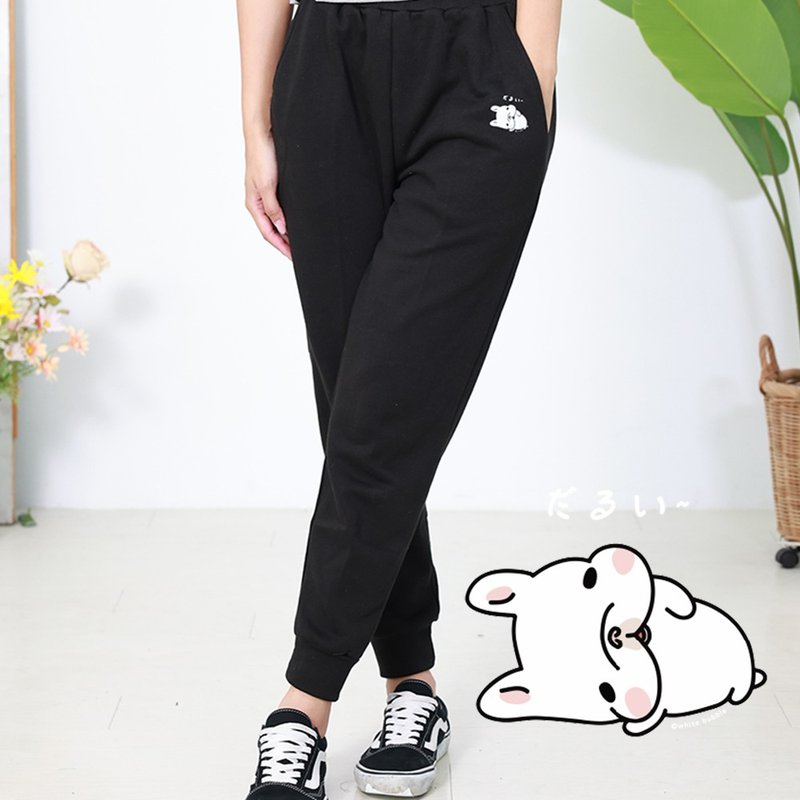 [ELASTI X Fadou White Bubble Joint Name] Casual Series-Casual Neck Pants - กางเกงขายาว - เส้นใยสังเคราะห์ 