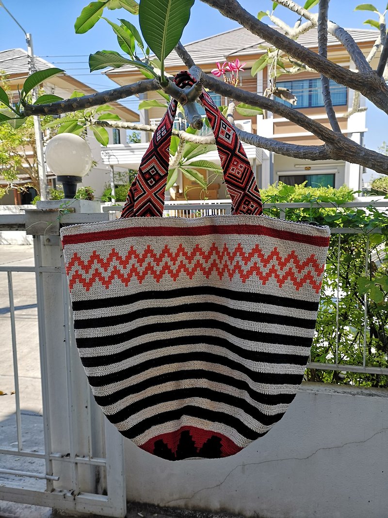 crochet tote bag - Other - Polyester 