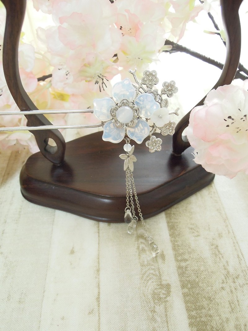Longyun Pavilion-Morning fragrance reveals classical temperament, Chinese style is swaying - Hair Accessories - Other Metals 