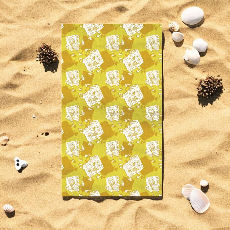 Spongebob - Towel 01 - Towels - Cotton & Hemp 