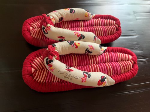 FLIP TEE FLOP】24cm 布ぞうり レッド【No.268】 - ショップ