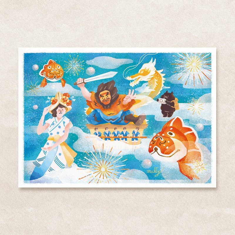 postcard-青森 - 卡片/明信片 - 紙 藍色