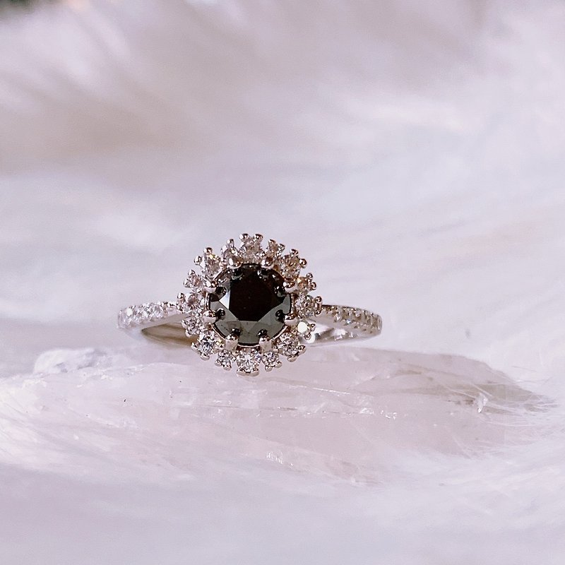 Black Diamond silver ring - แหวนทั่วไป - เครื่องเพชรพลอย สีดำ