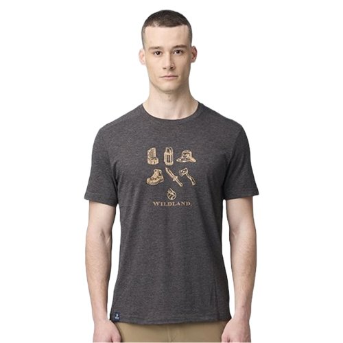 Wildland荒野戶外 【Wildland 荒野】山野器具圓領排汗上衣 男 0B21608-93 深灰色