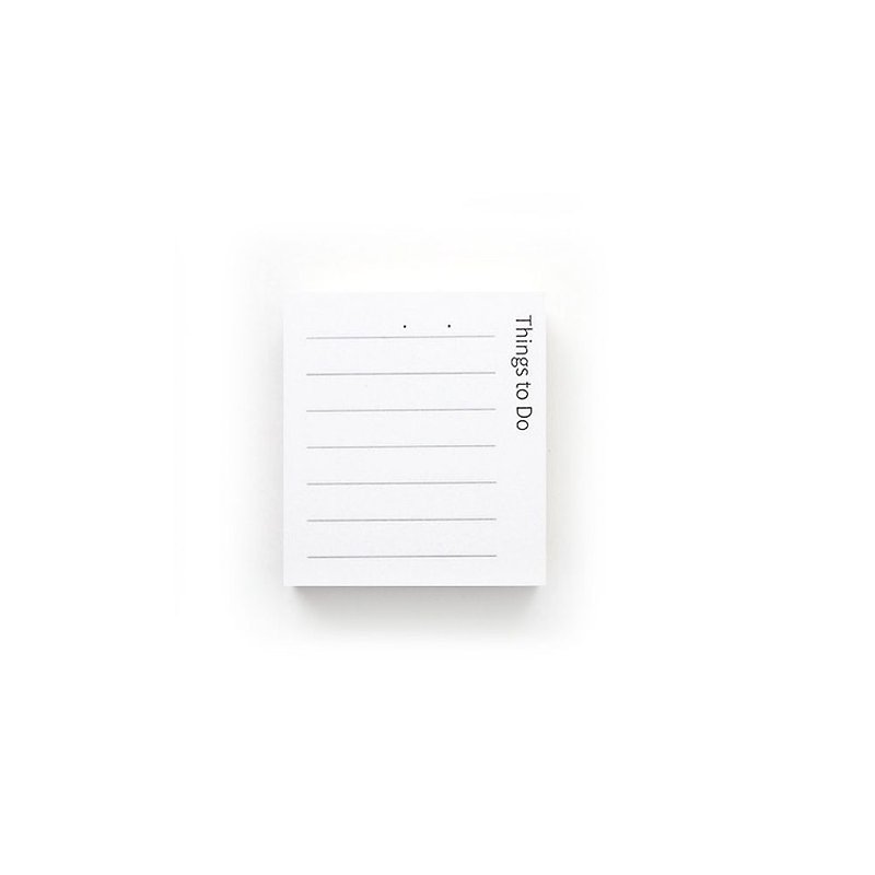 GMZ pastel square crisp index post-it note-01 to-do list, GMZ07143 - Sticky Notes & Notepads - Paper White