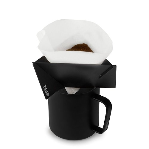 MiiR MiiR Pourigami 不鏽鋼 三片式 便攜 隨行 咖啡濾杯 - 經典黑