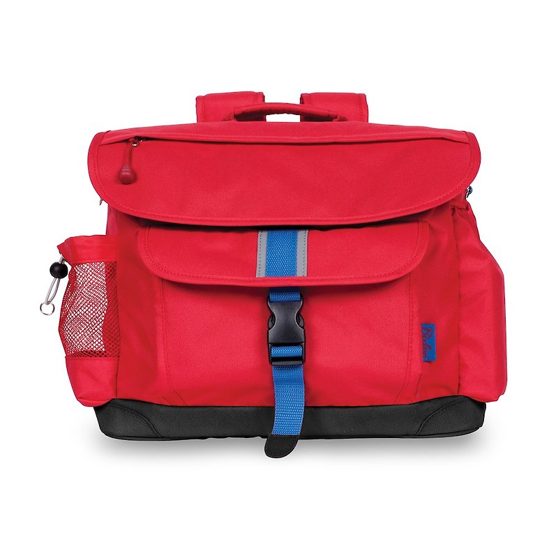 Bixbee Signature Red Backpack - กระเป๋าเป้สะพายหลัง - เส้นใยสังเคราะห์ สีแดง
