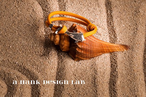 aHANK Design Lab |訂製品| 熱帶海洋生物手環手鍊系列 - 鯨鯊 (8款傘繩顏色搭配)