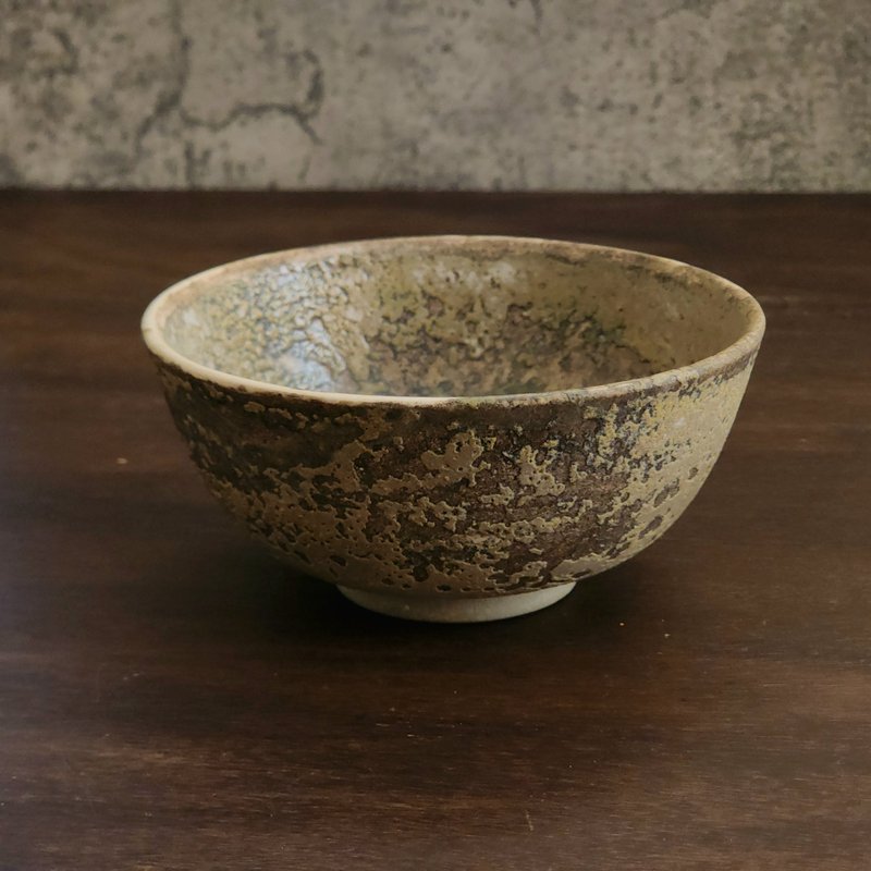 水蝕茶碗 - 茶壺/茶杯/茶具 - 瓷 卡其色