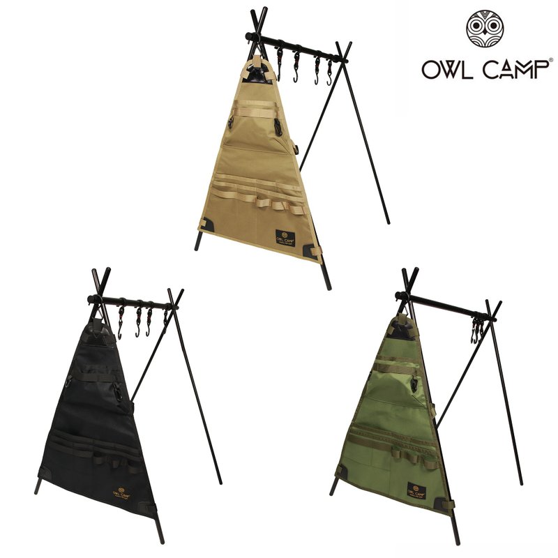 【OWL CAMP】 A字架側掛袋 - 居家收納/收納盒/儲物盒 - 其他材質 多色