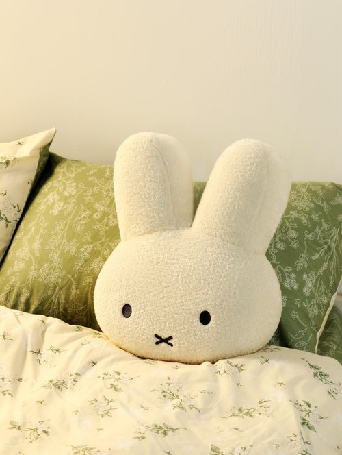 VIPO Gift Store VIPO X Miffy 米菲大頭抱枕 40cm (白色)