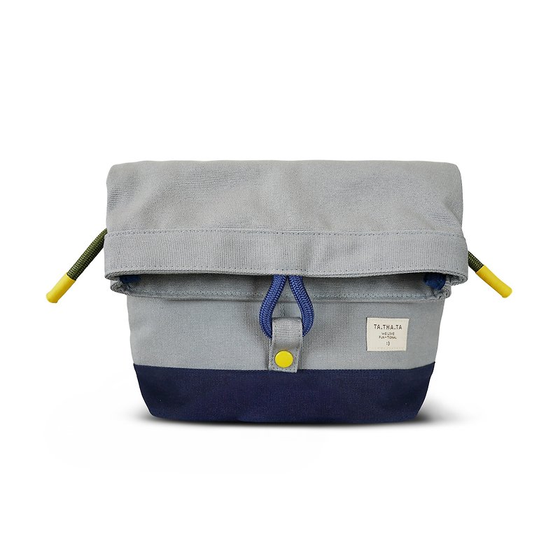 Squid stone sling bag - Messenger Bags & Sling Bags - Cotton & Hemp Gray