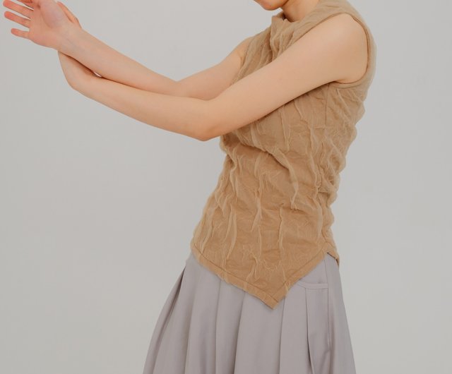 THE GARMENT ノースリーブニットトップス ノースリーブ ニットトップス[品番：AGCW0002075]｜SUNSHINE