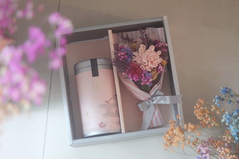 [Good Tea] Mother's Day [Fenghua Gift Box] Oriental Beauty Tea / Sola Flowers Dry Flowers - ชา - พืช/ดอกไม้ สีแดง