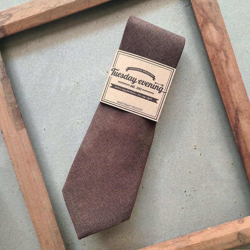 Necktie Brown OS - Ties & Tie Clips - Other Materials Brown