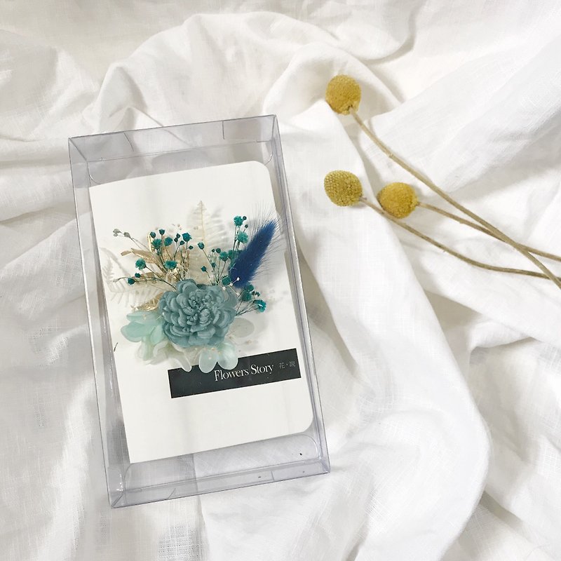 /Dry flower card/ Thanksgiving card-blue series - Dried Flowers & Bouquets - Plants & Flowers 
