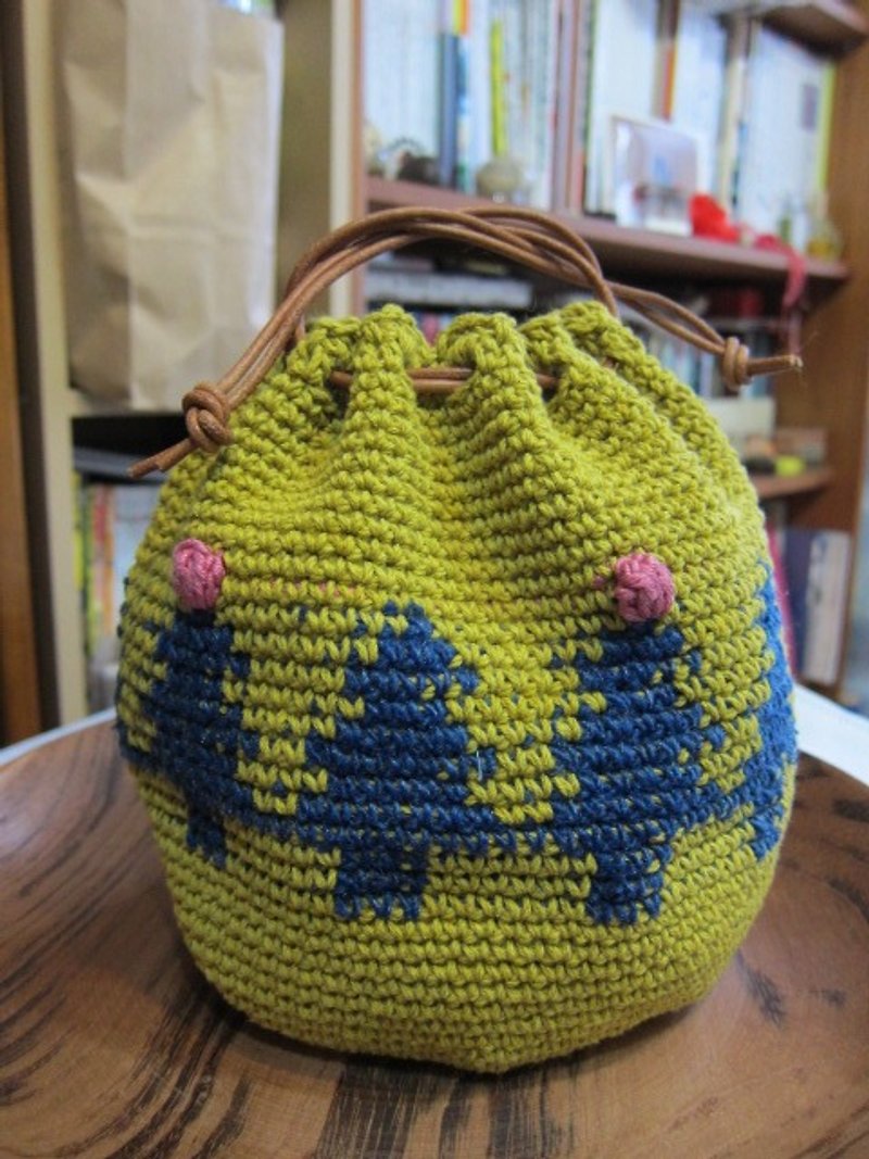 Oli MINI drawstring pocket - Handbags & Totes - Cotton & Hemp Yellow