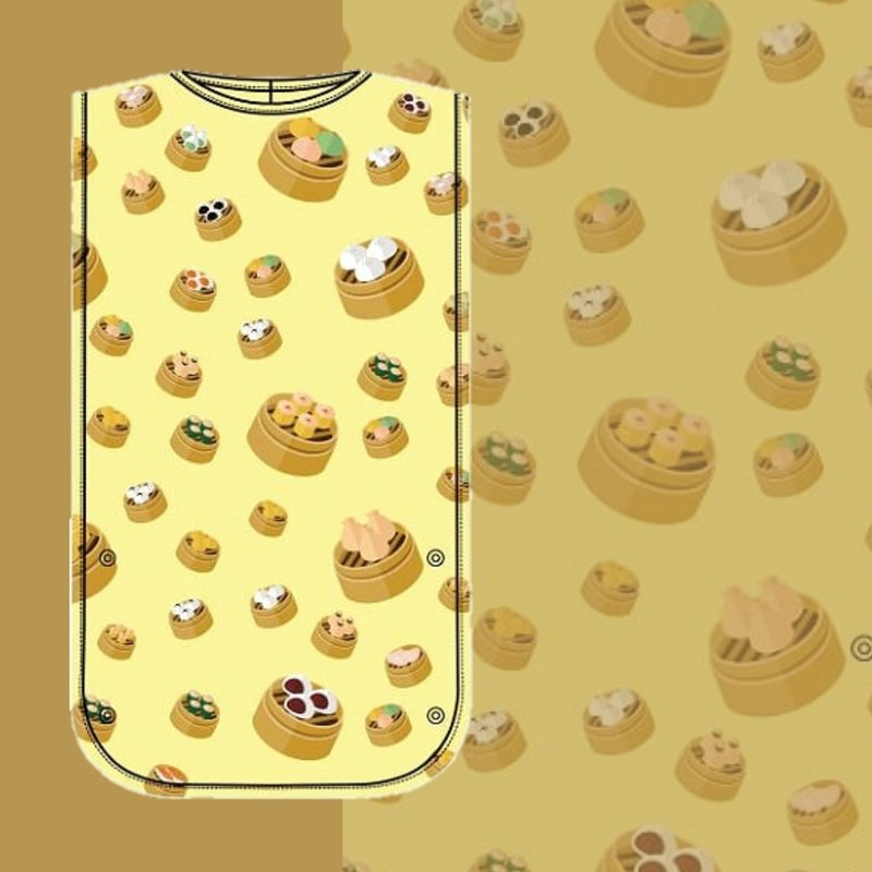 วัสดุกันนำ้ ผ้ากันเปื้อน หลากหลายสี - Adult elderly mess-free bib apron anti-bacterial absorbent foldable