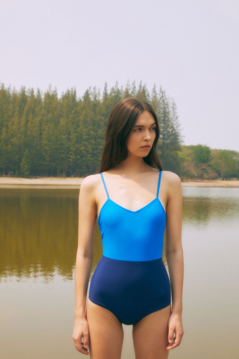 Aprilpoolday Swimwear / SKITTLES / Blue - 泳衣/比基尼 - 其他材質 藍色