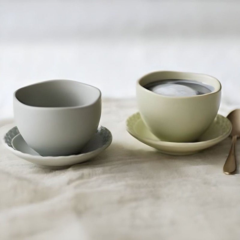 アースプラネット　カップ&プレート - 茶壺/茶杯/茶具 - 陶 多色