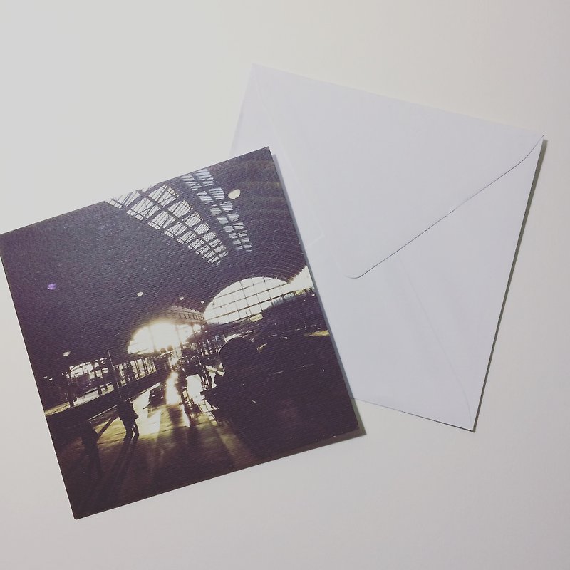 Reddy Aditya / Photographic Landscape Card / Newcastle United Kingdom / Printed / Paperworthy Writing / Traveling / Photography / Scenic Spots / European Landscapes / European Culture - การ์ด/โปสการ์ด - กระดาษ สีนำ้ตาล