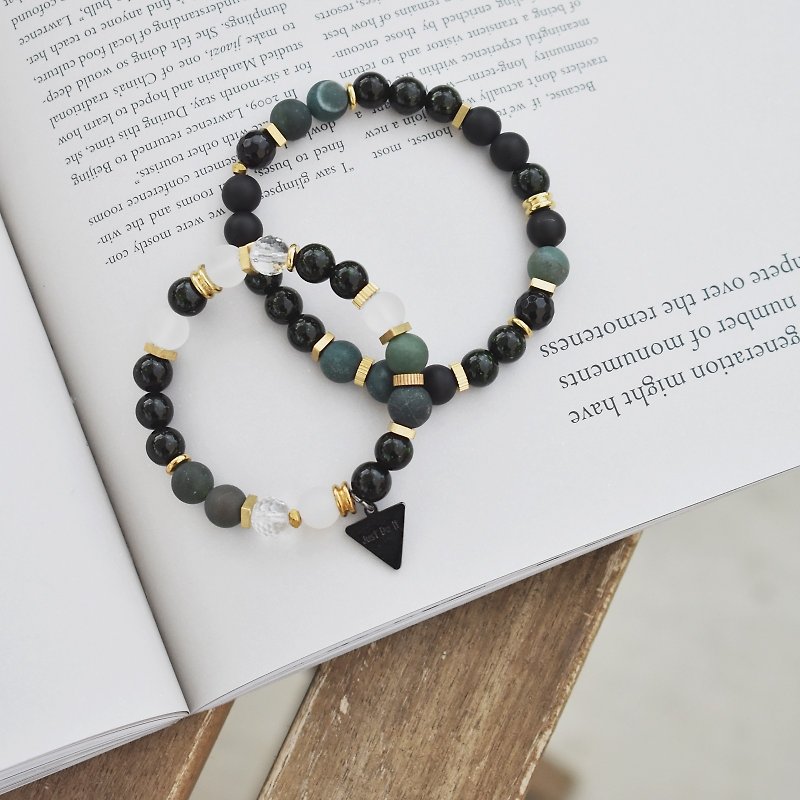 ZHU. handmade bracelet | secluded forest (natural ore / couple models / gifts / Christmas gifts / men) - Bracelets - Stone 