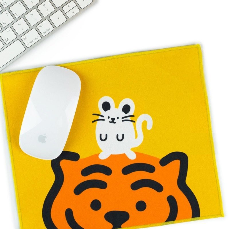 躺肥虎 和 小白鼠  滑鼠墊 Tiger & Mouse - 滑鼠墊 - 其他材質 