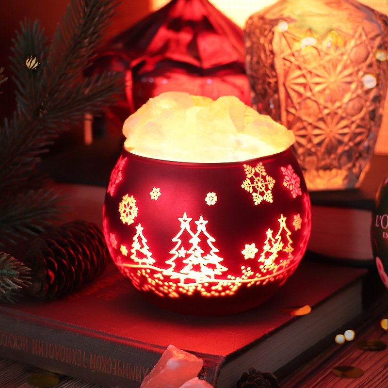 Christmas ball (fog red) // the warmest gift to enhance good luck (do not order in overseas regions) - Lighting - Glass Red