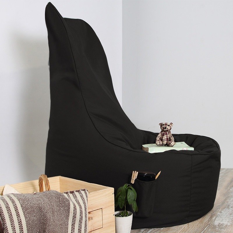 Lazy bone reclining chair (large). Black (a 50% discount coupon is given when you purchase it) - เฟอร์นิเจอร์อื่น ๆ - วัสดุอื่นๆ สีดำ