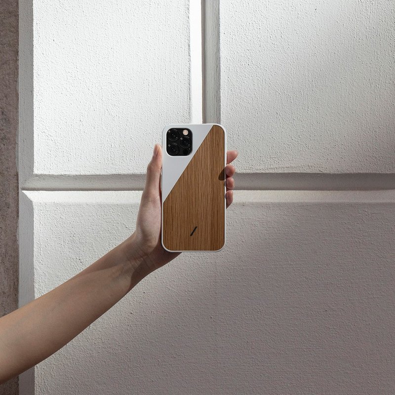 Native Union | iPhone 12 CLIC WOODEN 原木手機殼-白橡木 - 手機殼/手機套 - 木頭 