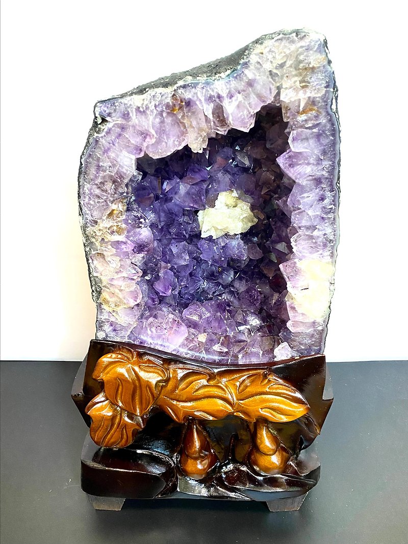 巴西大牙紫鈦晶洞14.1KG | 水晶 | 水晶洞 | 水晶擺件 - 擺飾/家飾品 - 水晶 紫色