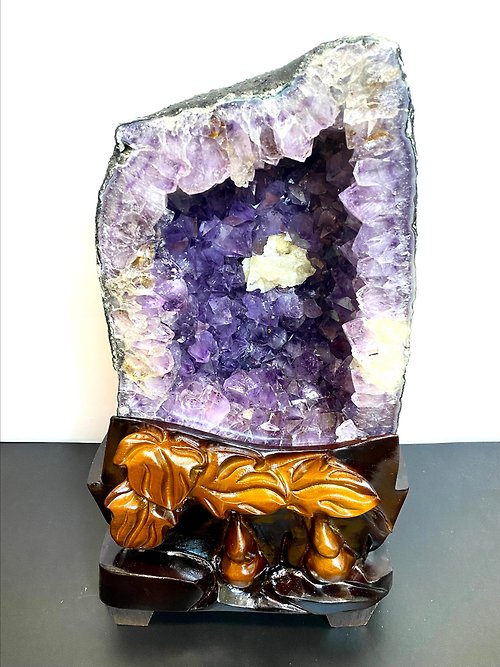玄之水晶 巴西大牙紫鈦晶洞14.1KG | 水晶 | 水晶洞 | 水晶擺件