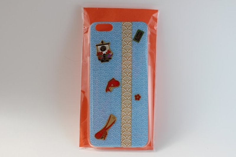 青海波文様和紙6Plus iPhoneカバー - 手機殼/手機套 - 紙 
