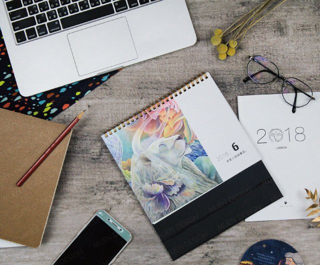 18calendar Muen Renhe 25k Triangle Table Calendar Shop Tarta N Calendars Pinkoi