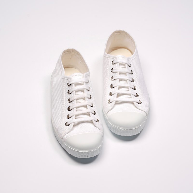 CIENTA Canvas Shoes 74020 05 - รองเท้าลำลองผู้หญิง - ผ้าฝ้าย/ผ้าลินิน ขาว