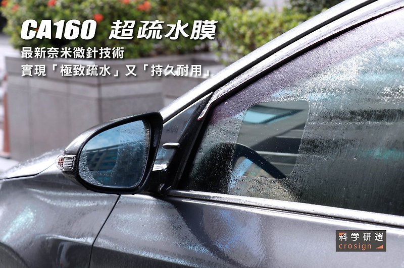 CA160-superhydrophobic film 【Car rearview ed. & A5 size cuttable ed.】 - Helmets - Plastic Transparent