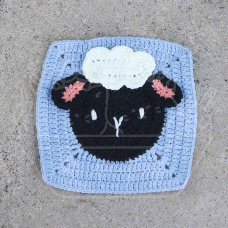 【影片教學+材料包】小羊織片 - 編織/刺繡/羊毛氈/縫紉 - 棉．麻 多色