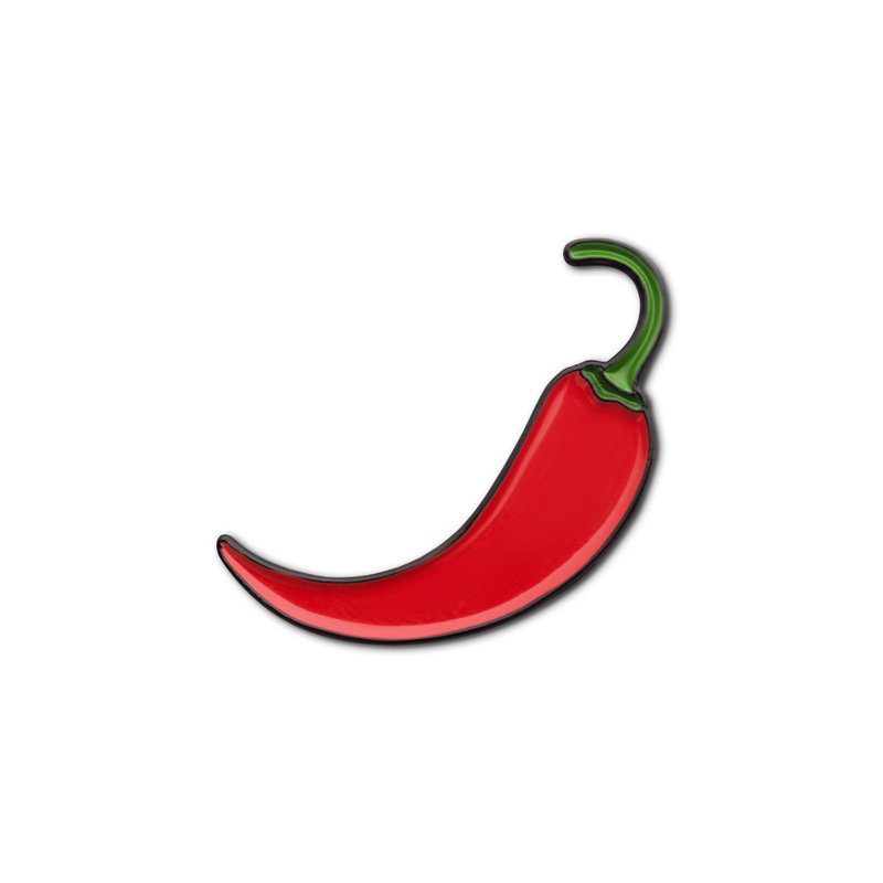 Enamel Pin Red Chili Pepper - 徽章/別針 - 琺瑯 紅色
