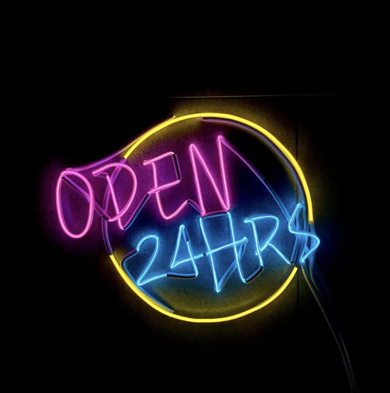 neonlite 客製霓虹文字圖案燈 /OPEN 24hrs/ - 燈具/燈飾 - 塑膠 粉紅色