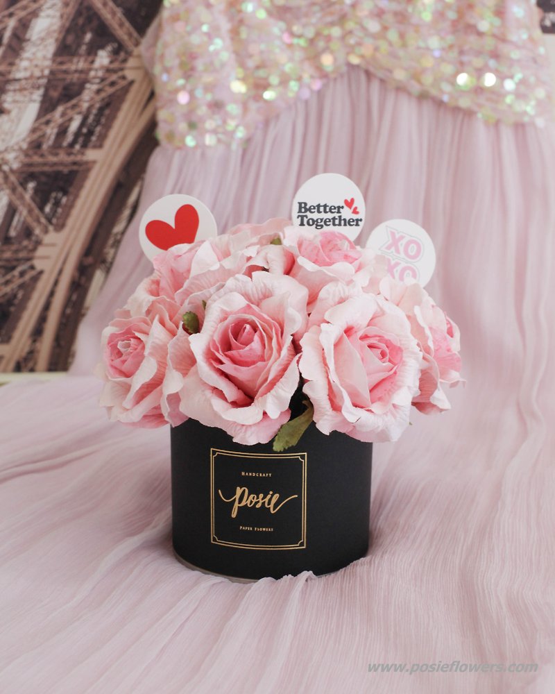 Princess Pink - Infinite Love Collection Aromatic Small Gift Box - ของวางตกแต่ง - กระดาษ สึชมพู