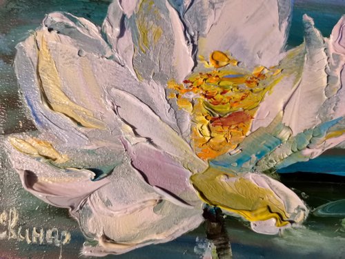 人気ブランドの 油絵の純粋な手描きの植物と花 絵画/タペストリ