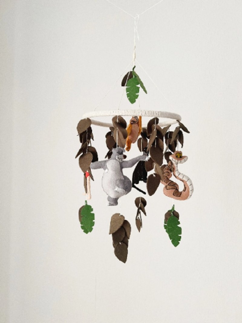 Baby mobile Disney the Jungle Book nursery mobile Mowgli - 寶寶/兒童玩具/玩偶 - 環保材質 多色
