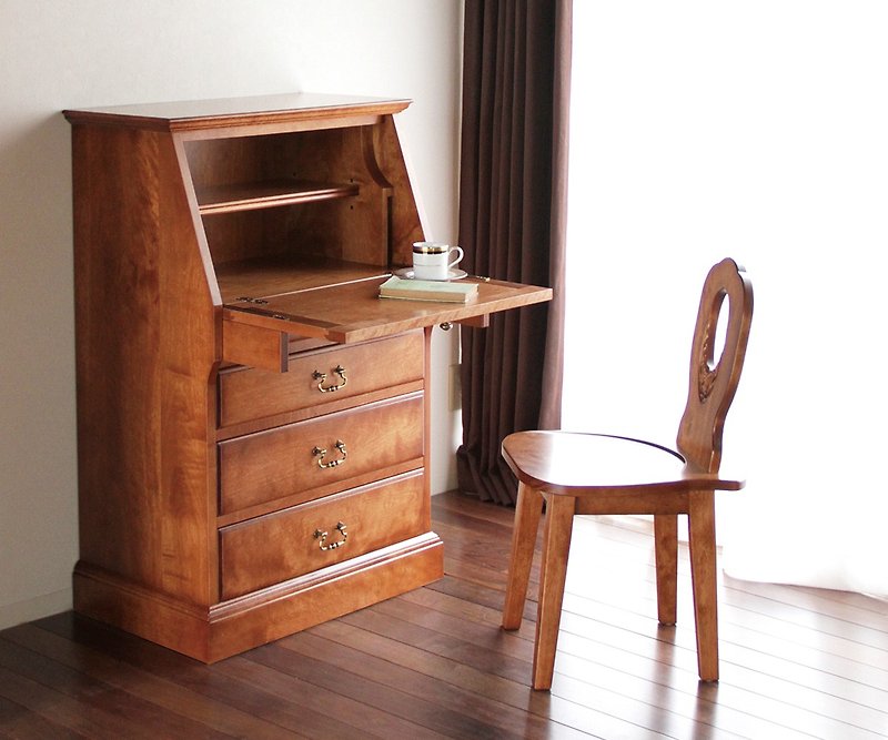 旭川家具 Create Furniture CHELSEA 寫字檯 - 餐桌/書桌 - 木頭 咖啡色