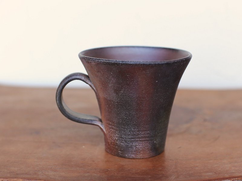 Bizen coffee cup (medium) c1-071 - Mugs - Pottery Brown